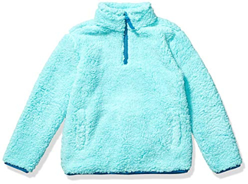 Amazon Essentials Girls and Toddlers' Sherpa Fleece Quarter-Zip Jacket