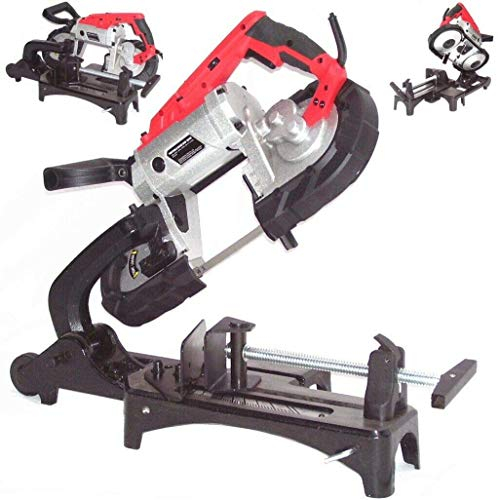 Sierra de cinta para metales, sierra de cinta 127 mm, sierra de ingletadora horizontal 56490 + bastidor 56491 AWZ