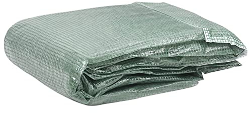 Homgoday Housse de rechange pour serre, bâche de rechange pour tunnel de jardin, serre, film de rechange pour tunnel de jardin, serre, film de serre (9 m²), 200 x 450 x 200 cm, vert