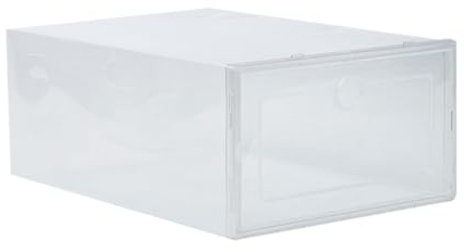 Fenteer Boîte à Chaussures Empilable, Valise à Plusieurs Niveaux Anti-poussière pour