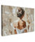 MuchoWow© Quadri Moderni Camera Da Letto 120x80 cm Foto Quadro Con Cornice Decorazioni Parete Soggiorno Stampa Su Tela Moderna Casa Salotto Poster Donna - Dipinto - Astratto - Beige - Moderno