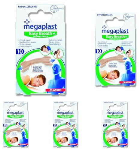 PARODI & PARODI Apositos Nasales, MEGAPLAST, 10uds. único (Paquete de 5)