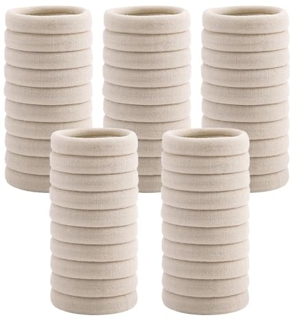 Attaches De Cheveux Élastiques 50Pcs, Attaches De Cheveux Pour Queue De Cheval, Attaches De Cheveux Simples, Outils De Fixation De Cheveux, Attaches De Cheveux Douces