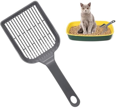 Kattskopa – bajs siktnät spade, upphängningsbar ergonomisk sandskopa för husbil park resor utomhus coop balkong camping