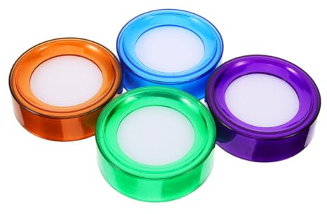 Gatuida 4 pièces Humidificateur Doigts Éponge Outil Pratique pour Compter et Classer Documents Compact et Améliore Prise et Précision Éponge Imbibée Pour Usage Quotidien Au Bureau