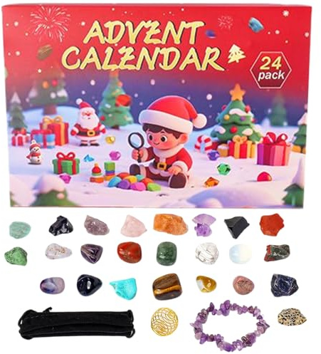 Calendario 'Avvento | 24 Giorni Di Natale | Collezione Calendario Conto Indietro | Per Adolescenti Adulti Insegnanti Natale Famiglia