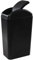Ordate 12 L Swing Top Kitchen Bin, Trash Bin with Swing Lid, Black