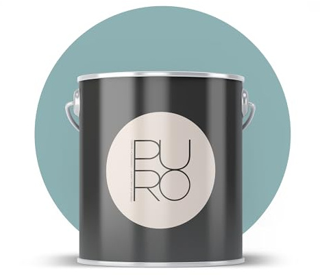 Livingwalls PURO C3010 - Pintura de pared con muy alta opacidad, color interior mate de alta calidad en azul, verde, 1 l