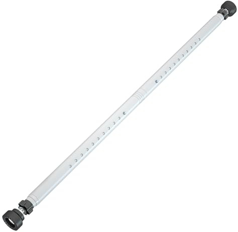 Sliding Glass Door Security Bar,Adjustable Security Bar (Updated Model(16.5-51 inch)) White