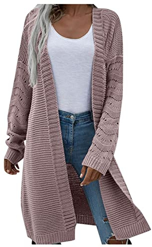 Chaqueta de punto mujer largo punto grueso: Chaqueta softshell mujer chaqueta de verano ligera chaqueta de punto chaqueta fina bolero chaqueta de un solo color cárdigan algodón chaqueta primavera