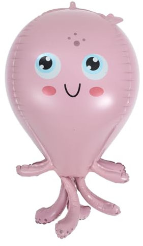 TOYANDONA Folienballon 4D Ballon Aluminiumfolie Aufblasbarer Luftballon für Partydekoration Fotohintergrund Requisite Kindergeburtstag Rosa Kreative Ballondeko