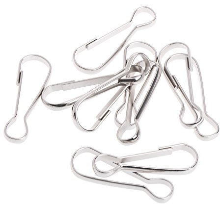 ERYUXWE 10-teilige Vogelspielzeugteile Edelstahlhaken Zum Aufhängen Von Papageien Futterspender Spiegelspielzeug Kleintiertunnel Hängemattennest