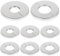 8 Stück Heizungsrohr Rosette, 24MM/28MM Wasserhahn Rosetten für Heizkörperrohre Abdeckrosetten für Heizungsrohre Abdeckung Rohrabdeckung Rohrmanschetten Heizkörper Edelstahl