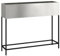 vidaXL stainless steel large planter indoor/outdoor - rectangular silver modern style 100x26x82 cm brushed finish