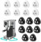 16 Pièces Roulettes pour Meubles, Mini Roulette Pivotantes à 360°, Roulette pour Petit Electromenager, Cafetière, Poubelle, Mini Roulettes Auto-adhésives
