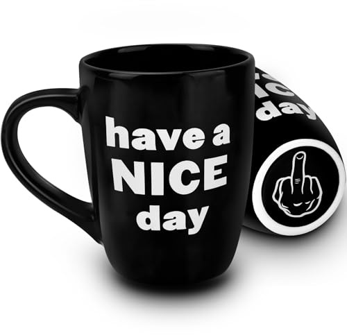 Funny Secret Santa Gifts for Men Him,330ml Coffee Cup, Christmas Mens Gifts | Ceramic,Microwave & Dishwasher Safe, Durable Fade-Free Print,Christmas Presents for Couple on Birthday Anniversary