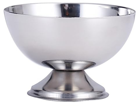 KOCKSHION Tasse Multi-usages en Acier Inoxydable Petite Taille Coupe à Salade Bol Dessert Fruits Collation sans Odeur Adaptée La Cuisine Maison