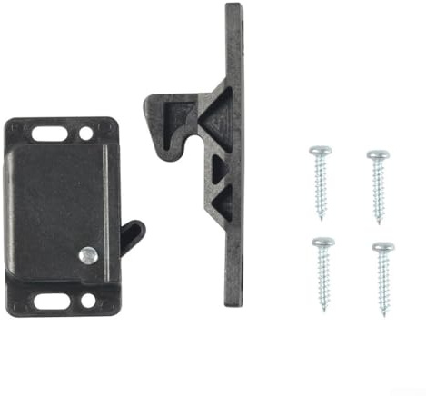 ZiStarlilife Ensemble de verrous de porte d'armoire de caravane - Loquets de tiroir de camping-car - Système de sécurité avec vis pour rangement de meubles de maison - Accessoire de voyage (1 lot)