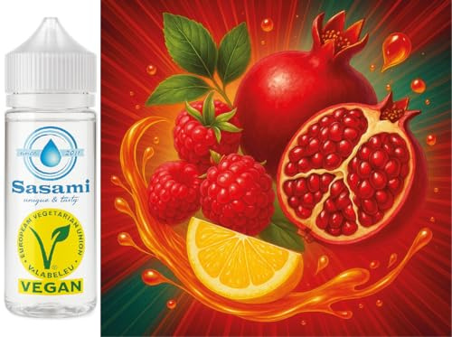 Red Jewel Pom - Granatäpple Hallon Citron Aromkoncentrat - Vegansk - Sasami - 100ml
