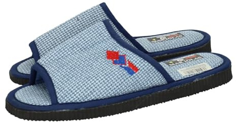 Made IN Spain 8436043820107 Zapatillas de casa Tipo Pala, Ligeras, con Plantilla Tejida cómoda, Ideales para Primavera y Verano, Uso Diario Hombre Zapatillas CASA