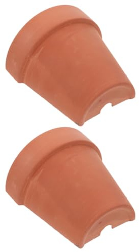 Veemoon Cachette pour Tortue en Argile De Poterie Lot De 2 | Argile De Poterie, Surface Lisse, Lot De 2, Pour Terrarium Et Reptiles