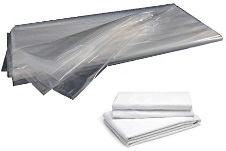 BUSTE BIANCHERIA LENZUOLA COPERTE TOVAGLIE E CORREDO 65X45Cm PER LAVANDERIE 100 PEZZI
