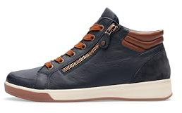 ara Damen ROM Sneaker, BLAU,Marrone, 43 EU