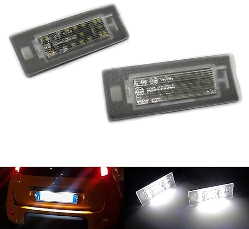 RZG Set di 2 luci per targa LED per 2003-2012 Panda 169 2012-2023 Panda 312/319