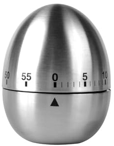 RileyFine WG015 Temporizador mecánico, recordatorio manual de cuenta regresiva, adecuado para cocinar, estudiar, trabajar, carreras, etc. (huevo)