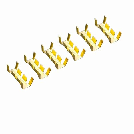 UHNYTRV 50PC/100PC/200PCS DJ453 Conector de clavija fría paralelo en forma de U doble Terminal frío 0.5-1.5mm² -2.5mm²(100PCS_453 0.3-1.5MM)