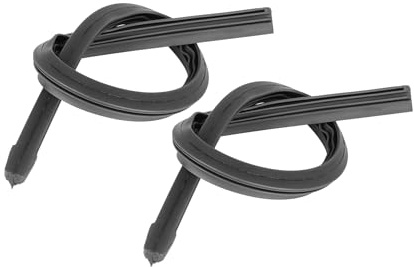 INFINAUTO 2 piezas de repuesto de limpiaparabrisas de goma de 350 mm, 8 x 10 mm, 3 secciones, diseño elegante