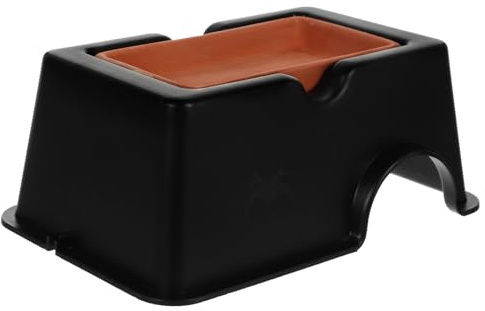 HAPINARY Cueva Escondite para Reptiles Funcional Cerámica Grande Hogar Tortugas Terrario Accesorios Mascota