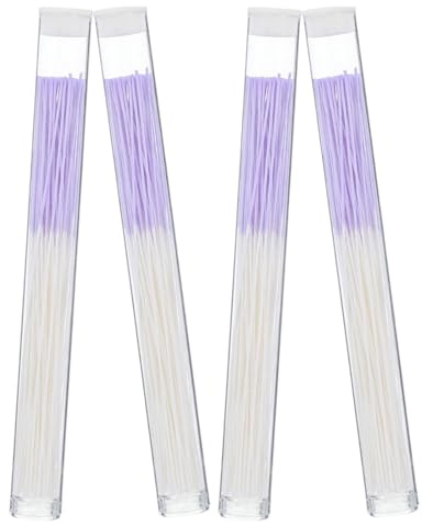 NUOBESTY 360pièces Nettoyeur de Oreilles Jetable Fil de Nettoyage pour Piercing Oreille Outil de Soins Hygiénique pour Piercings et Anneaux de Nez