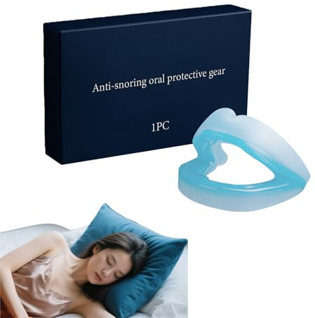 férula antirronquidos zilenzze，Dispositivo anti-ronquidos reutilizable, protector bucal para dormir, ayuda para hombres y mujeres，Compacto y portátil, fabricado con materiales seguros