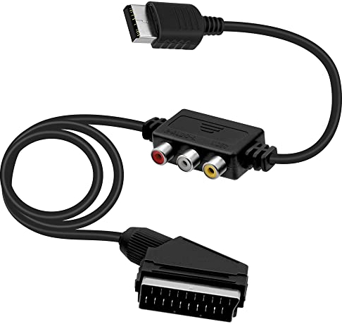 Mcbazel Scart RGB Cavo audio Cavo audio Connettore video per Sega Dreamcast