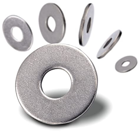 PROTECH 10 Stück M20 Große Unterlegscheiben DIN 9021 Edelstahl A2 V2A Rostfrei Beilagscheiben Beilagen U-Scheiben
