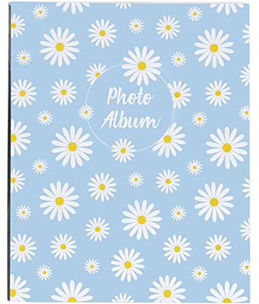 Grupo Erik - Album Photo 13 x 20 cm Pâquerettes - 48 Pochettes et Couverture Souple | Album Photo Enfant, Album Photo Pochette, Bleu Clair