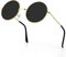 PROUSKY Black & Grey Retro Women's Sunglasses - Rose Gold Frame, Vintage Style for Teen Girls & Women