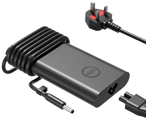 SLRIOYS 130W Charger 4.5mm Tip Compatible with Dell Inspiron16 14 Plus 17 16 15 14 13 Precision 5540 5530 5520 5510 M3800 XPS 15 9570 9560 9550 7590 Laptop Inspiron&Optiplex AIO Desktop