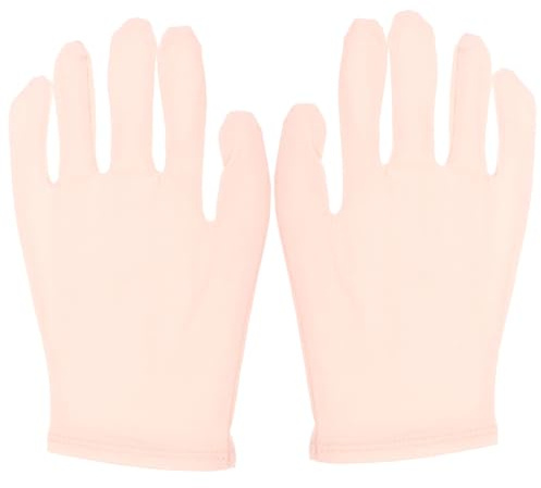 HOMOCONO Guanti Idratanti di Cotone e Carbone di Bambù per Bellezza e Cura Mani, Morbidi e Traspiranti per Trattamenti Cosmetici Spa Notturni