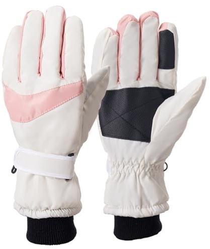 Gants de ski d'hiver unisexes avec doublure intérieure en velours, gants d'équitation antidérapants pour homme et femme, idéaux pour la neige, le froid, les sports de montagne, la moto, commande du
