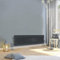 WarmeHaus 300x1460mm Horizontal Traditional 2 Column Anthracite Cast Iron Style Radiator Central Heating