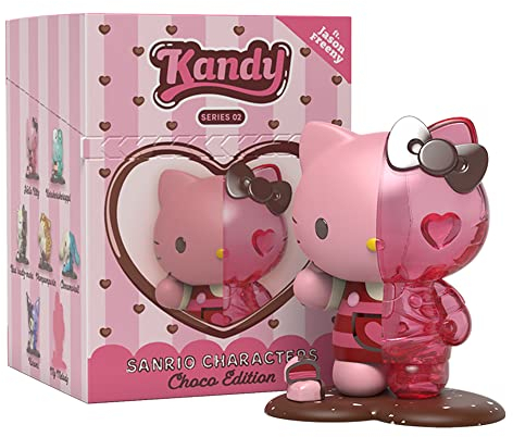 Mighty Jaxx Sammelfiguren Kandy X Sanrio Choco-Edition mit Jason Freeny, Spielzeug-Sammelfiguren in Blindbox, eine Packung, enthält eine zufällige Figur