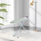 CROWNSHOP Ironing Board Universal Adjustment Height Extra Wide Iron Board with Silicon Iron Rest Large Lightweight Large Table TopIron Board Foldable Non Slip (About 108.5/75 x 31cm)