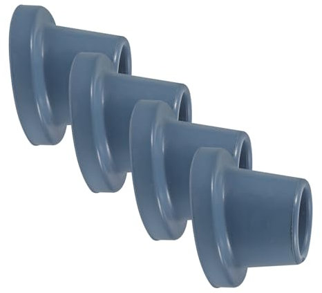 Holibanna 4pcs Slip Mats for Shower Chair Legs Nonslip Chair Foot Covers Shower Seat Leg Pads for Bathroom Use