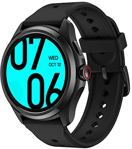 Ticwatch Reloj Inteligente Pro 5 Android Snapdragon W5+ Gen 1 Wear OS - hasta 80 Horas de Autonomía - Monitorización de Salud y Fitness - Resistencia al Agua 5 ATM - No Compatible con iPhone