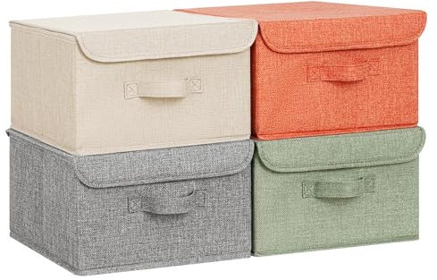 GRANNY SAYS Memory Keepsake Storage Box, Fabric Storage Bins with Lids
