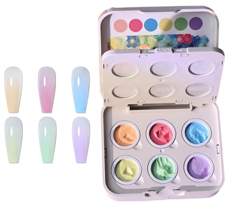 Gel for Nails 6-Color Patting Gel Set for Manicure