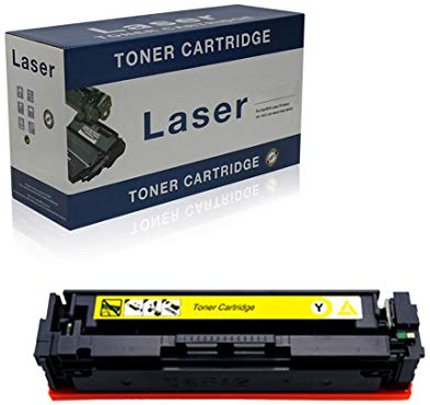 Ineecink Kompatible Tonerkartusche Als Ersatz Für HP 415A W2030A W2031A W2032A W2033A 415X Zur Verwendung Mit HP Laser Pro MFP M454DN M454DW M479DW M479FDN M479FDW Drucker,Gelb