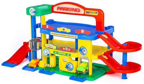 Premium Garage Nr 1 Parkhaus Parkgarage Autogarage und LED-Leuchte